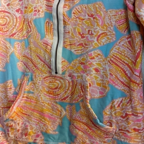 LILLY Pulitzer Tini Bikini Half Zipper Skipper Popover XS - Picture 3 of 6